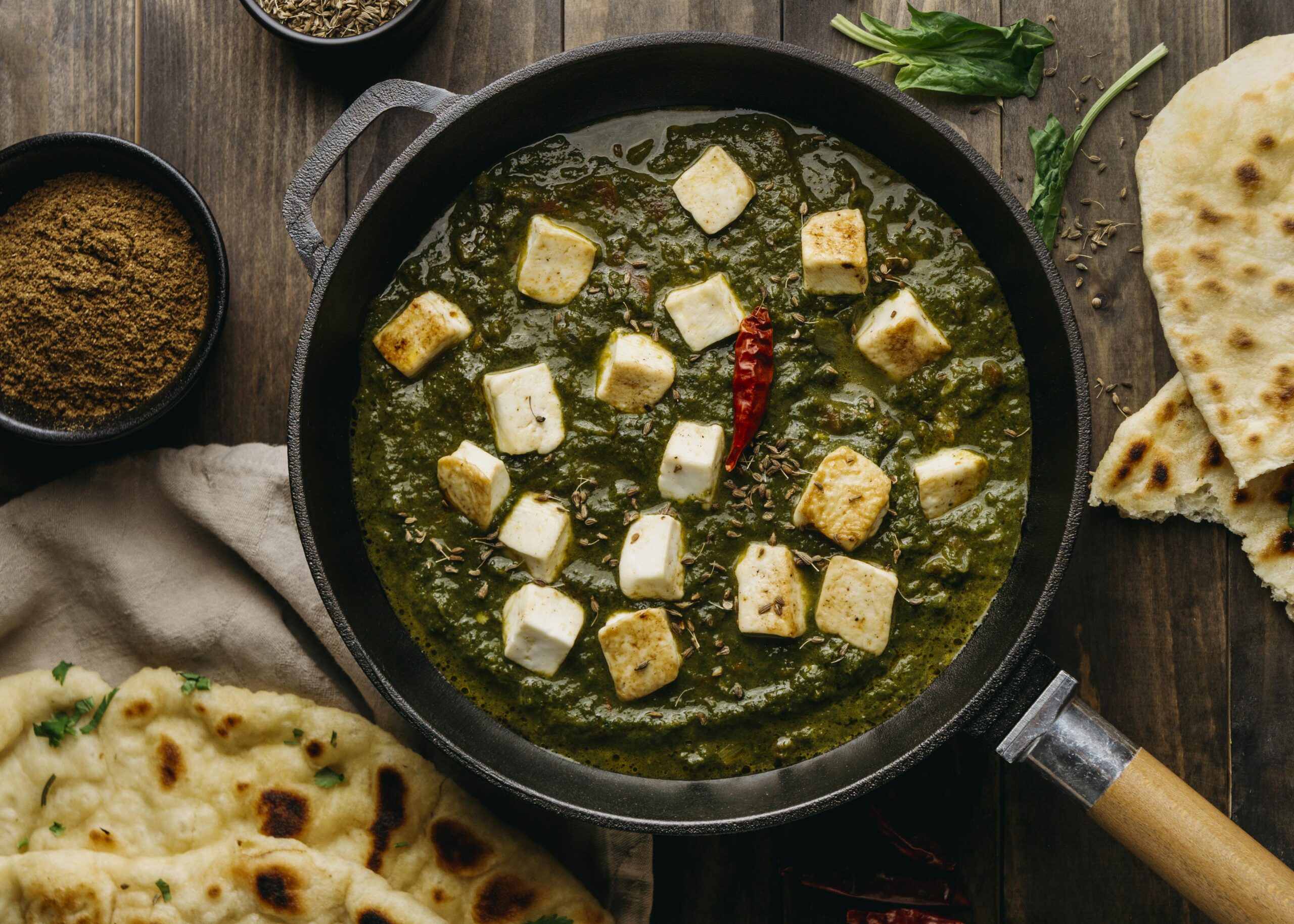 flat-lay-pakistani-food-arrangement